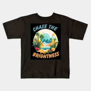 Chase the Brightness Kids T-Shirt